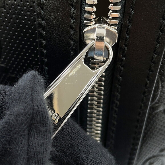 Gucci GG Leather Backpack Black Bag - Picture 11 of 11